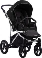 Дитяча коляска 2 в 1 Bebetto Bresso Premium SILVER 01 (503.32.19.SL01)